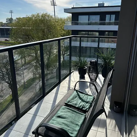 شقة Przy Porcie Z Klimatyzacja, Garazem I Rowerami *